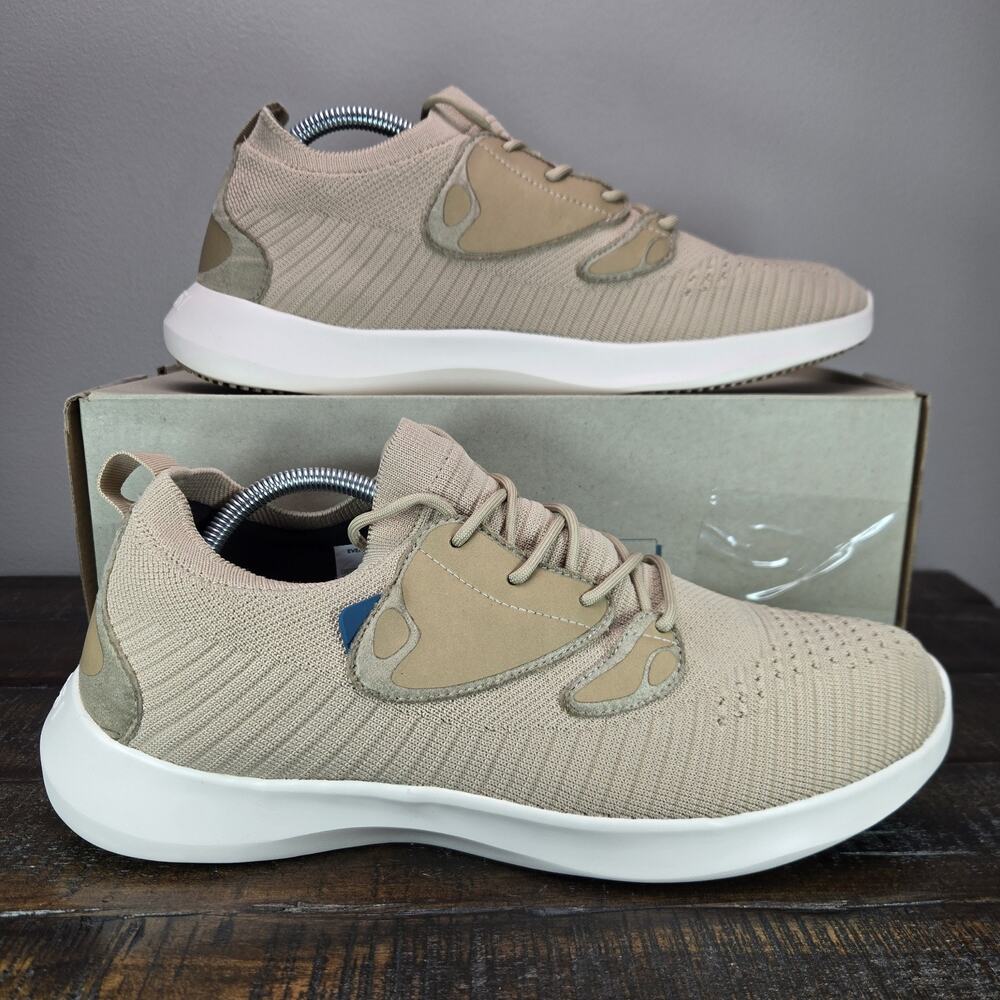 NEW Vessi Everyday Move Sneaker Lace Up Mens Size 11 Waterproof Shoe Otter Brown